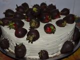 Tort strawberries tanned (căpșuni bronzate)