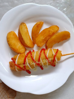 Foto resep Potato corndog