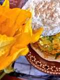 Quesadilla de flor de calabaza