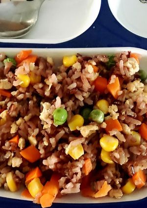 รูปของ ข้าวผัดไก่เทอริยากิ (สูตรเด็กทานเนื้อสัตว์ยาก)อาหารคลีน