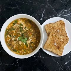 A picture of Lemon Coriander Chicken Soup.