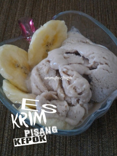 Foto resep Es Krim Pisang Kepok