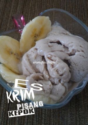 Foto resep Es Krim Pisang Kepok