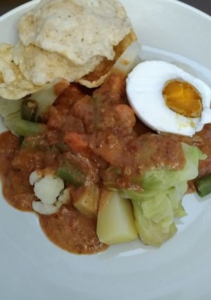 Foto resep 145.Bumbu Kacang Gado Gado Telor Asin