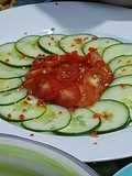 Red heart salad