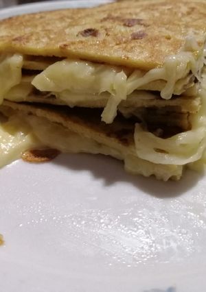 صورة لوصفة فطيرة الكريب بالجبنة