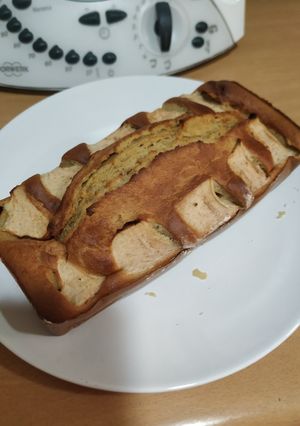 Una foto de Bizcocho de manzana saludable, facilísimo