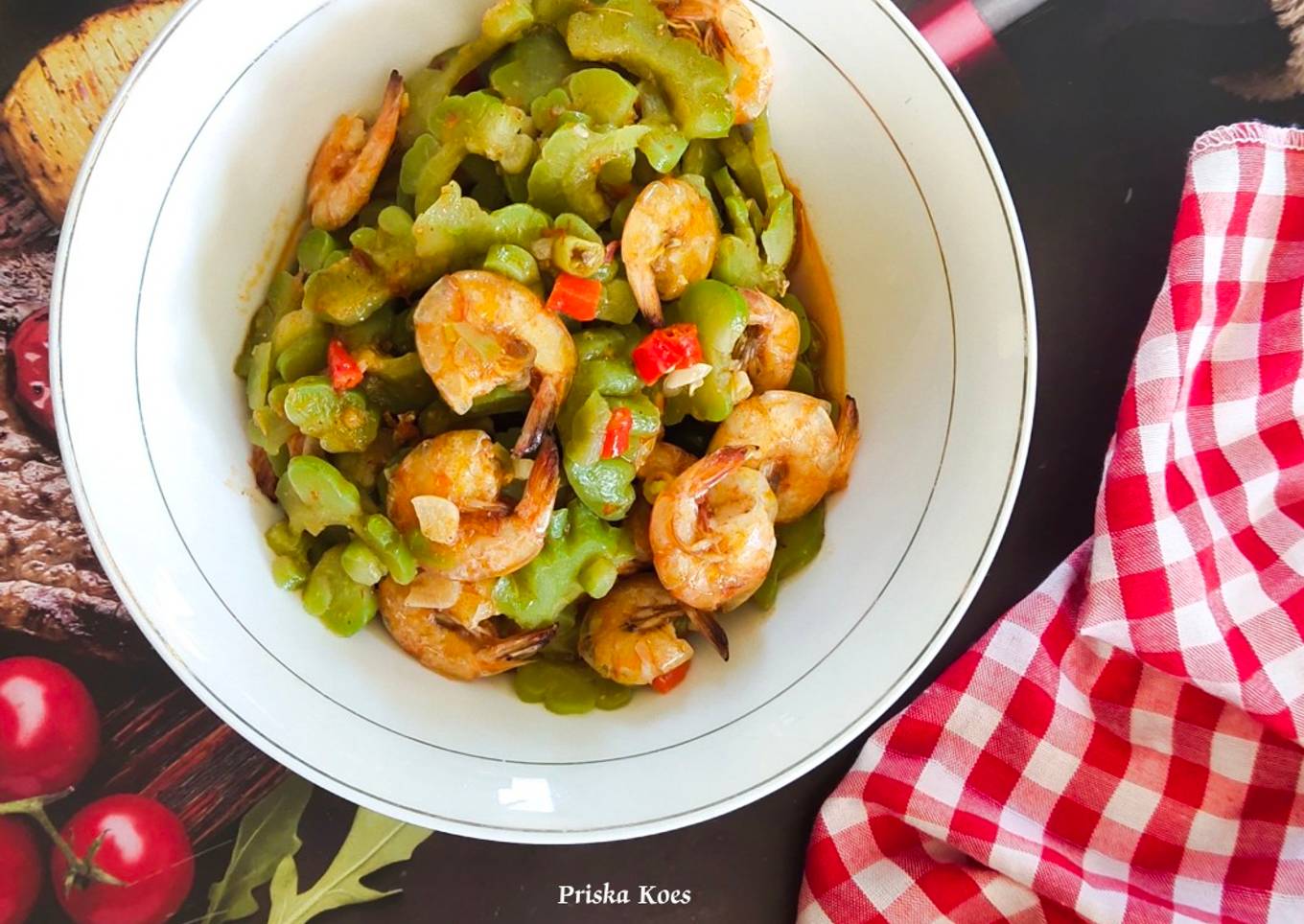 Tumis Pare dan Udang