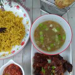 A picture of Nasi briyani simple ala2 dapoer ranty.