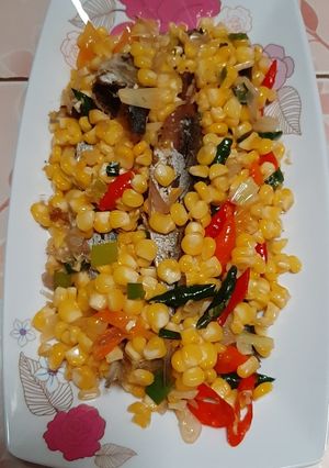 Foto resep Ikan keranjang tumis jagung🌽
