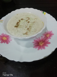 A picture of Cucumber pepper Raita.