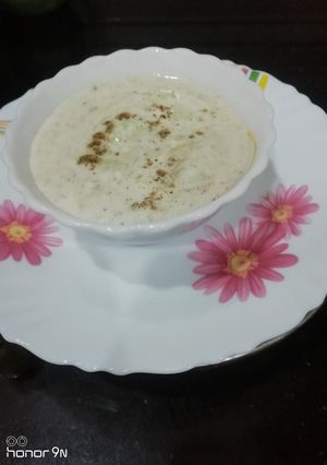 A picture of Cucumber pepper Raita.
