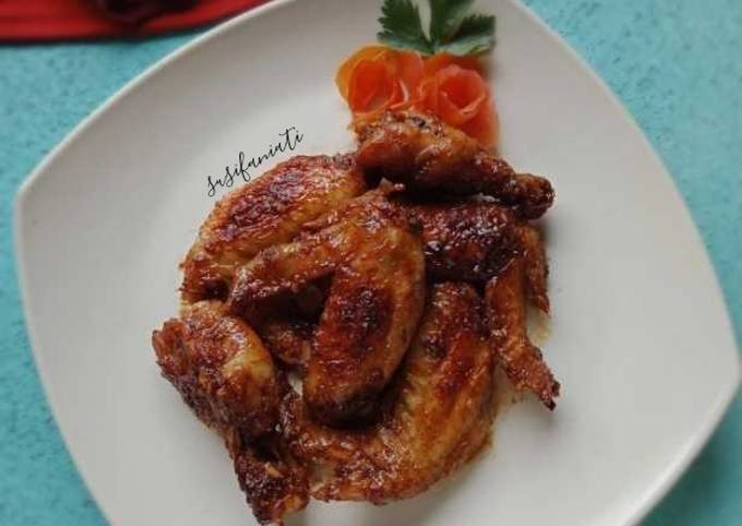 Sayap ayam pedas manis (magic com)