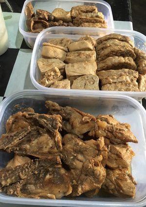 Foto resep Ayam, Ati Ampela, Tahu, Tempe Bacem