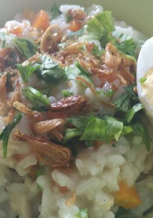 Foto resep Bubur Ayam Sayur Sehat