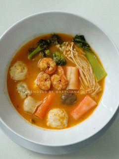 Foto resep Steamboat Kuah Tomyam