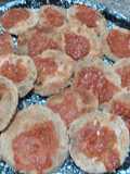 Pizzetitas de Berenjenas con salsa