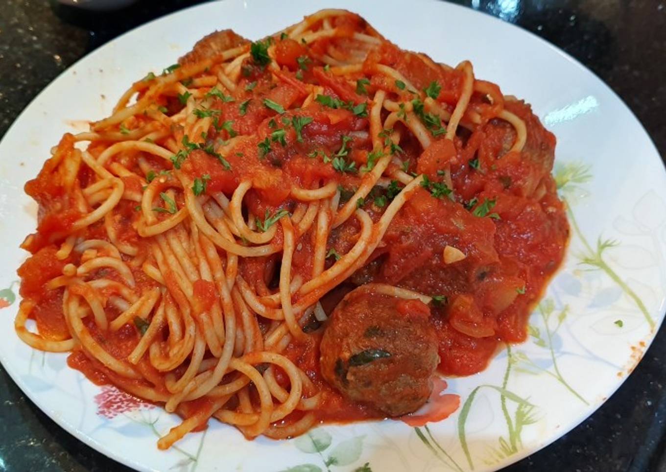 Spaghetti Meatballs & Marinara Sauce