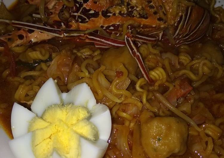 Resep Mie goreng lobster yang Lezat Sekali