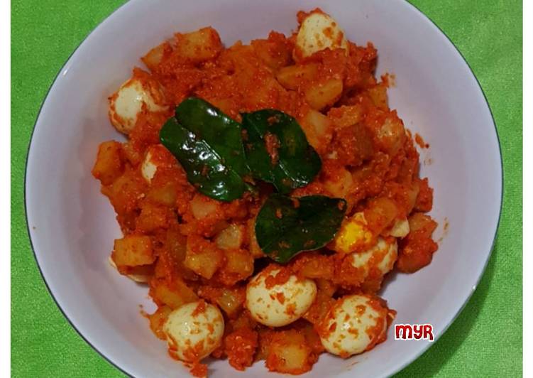 Cara Gampang Membuat Balado Kentang Telur Puyuh, Bikin Ngiler