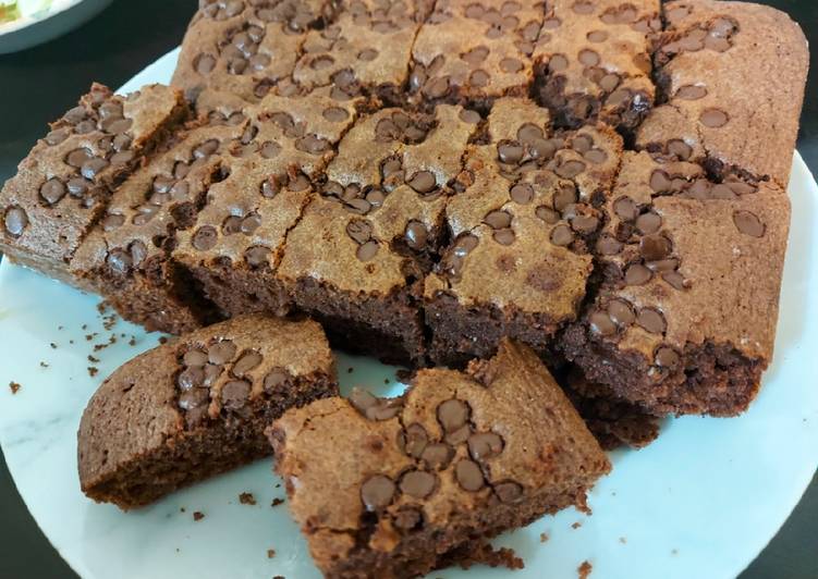 Resep Brownies chocochips Anti Gagal