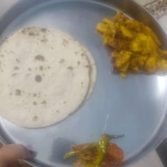 A picture of Sukhe aloo ka sabji.