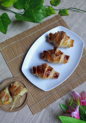Foto resep Croissant Pisang Coklat Keju Mini