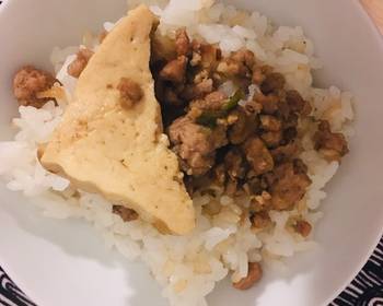 Ultimate, Prepare Taiwanese minced pork rice   Delicious Simple