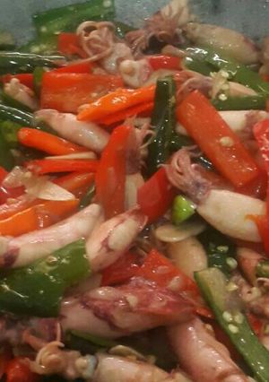 Foto resep Oseng-oseng cumi asin7