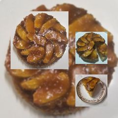 A picture of Caramel Apple upside Down Cake.