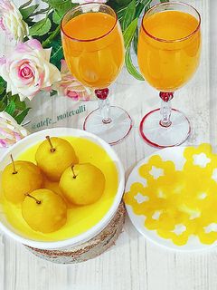 عکسی از دستور کمپوت سیب