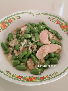 Foto resep Tumis Buncis Bakso Sosis