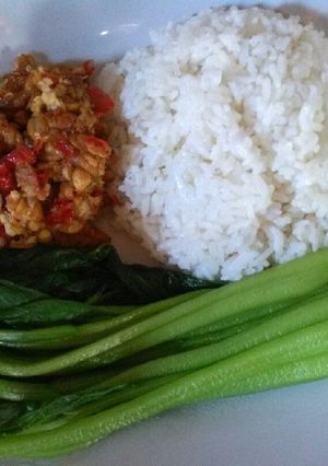 Foto resep Sambel tempe sawi ijo