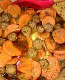 Bolitas de carne molida con zanahoria 🥕