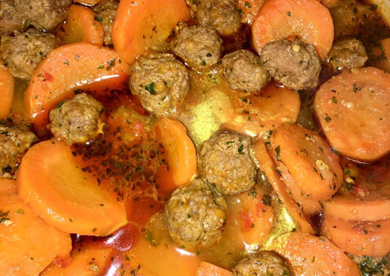 Bolitas de carne molida con zanahoria 🥕