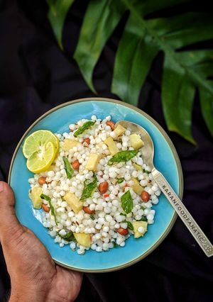A picture of Sabudana Khichdi.