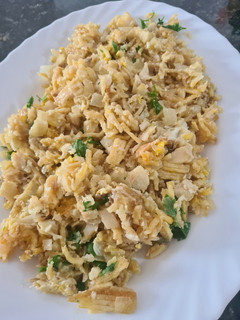 Una foto de Revuelto de bacalao