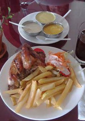 Una foto de Pollo a la brasa