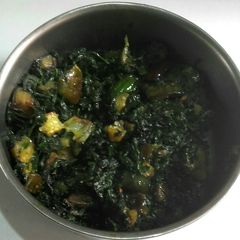 A picture of Methi Saag.
