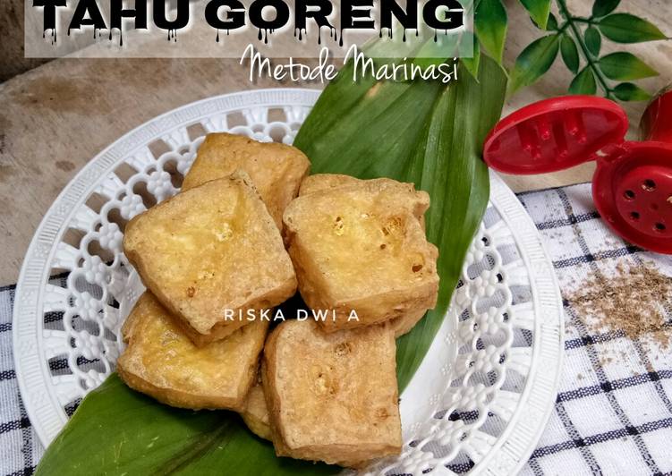 Tahu Goreng Metode Marinasi