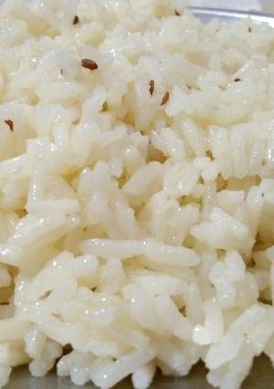 A picture of Jeera rice.