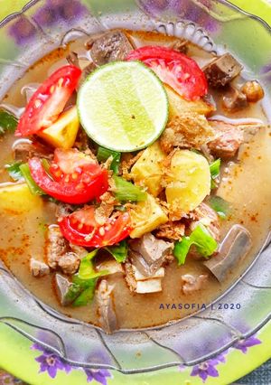 Foto resep Soto Betawi Hati Sapi Kuah Segar