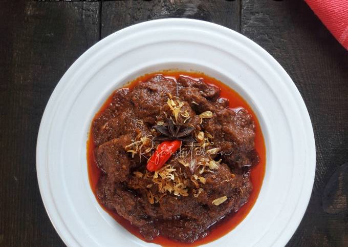 Resep: Rendang Daging Sapi Resep Warisan Turun Temurun Irit Anti Gagal