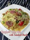 🍁 Spaghetti Aglio Olio with Smoked Duck