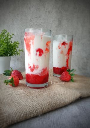 Foto resep Korean Strawberry Milk