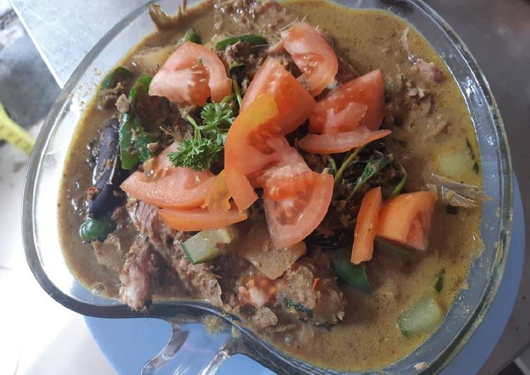 Cara membuat Gulai ikan kembung kemangi Sederhana Untuk Jualan