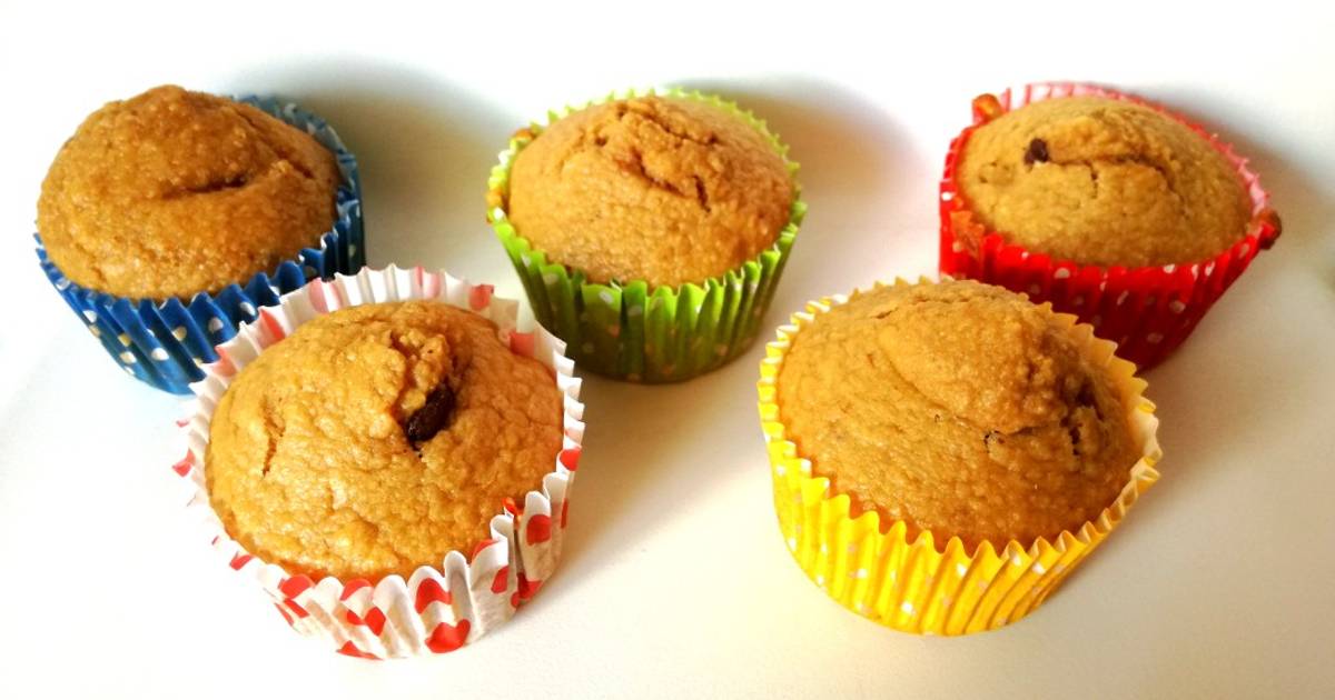 Magdalenas de avena y yogur de frutos del bosque (Mycook) Receta de Ana