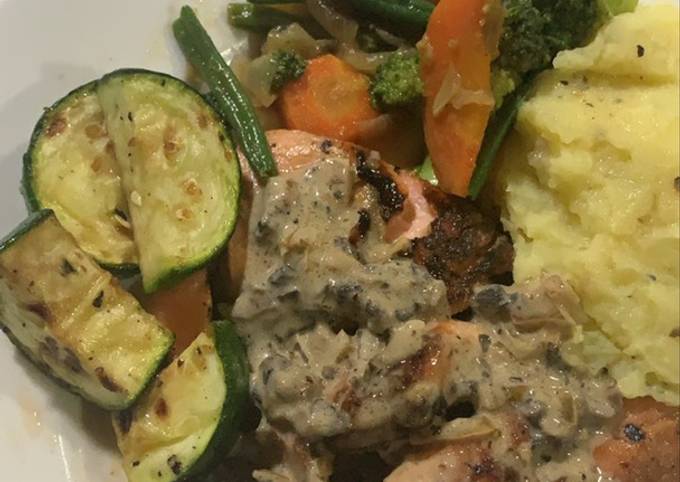 Ini dia! Resep bikin Honey Soy Glaze Salmon dengan Lemon Butter Sauce dijamin spesial