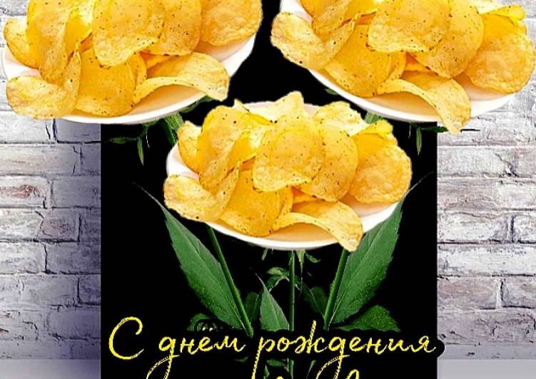 Картофельные чипсы за 5 мин