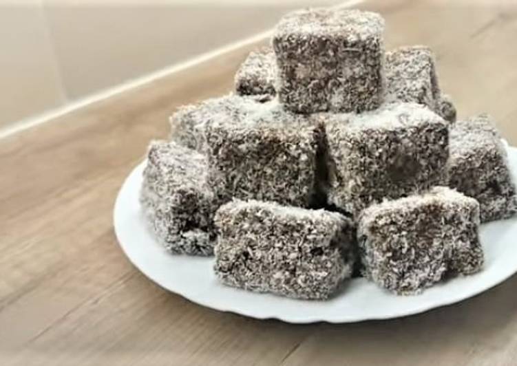 Quadrotti di cioccolato e cocco